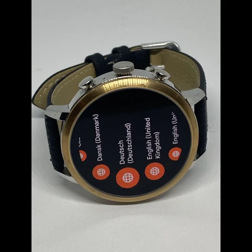 Fossil Gen 4 Authentic Digital Dial Smart Watch Custom Band FTW6016 AB589